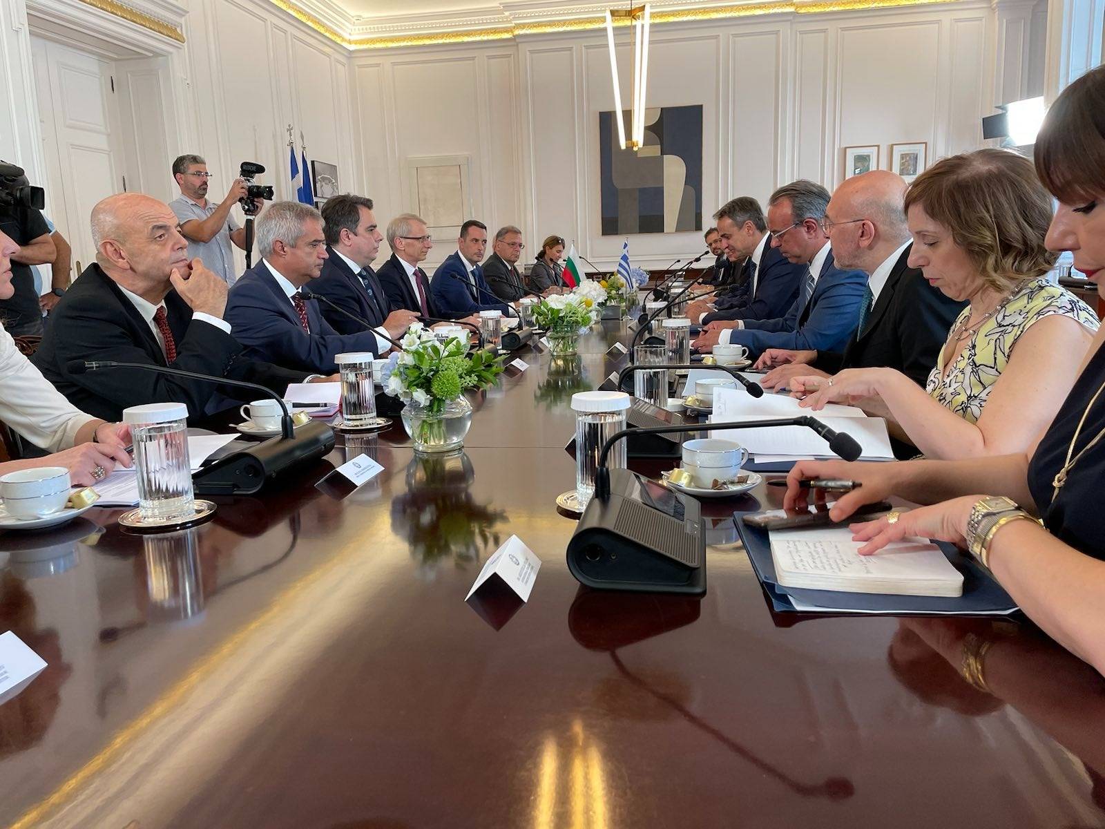 Среща между българската и гръцките делегации
